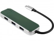Хаб USB Rombica Type-C Chronos Green