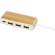Концентратор Terrazzo USB 2.0, натуральный