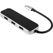 Хаб USB Rombica Type-C Chronos Black
