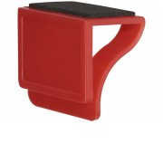 Блокировщик камеры с мягкой стороной, предназначенной для очистки монитора, красный