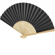Carmen веер - сплошной черный