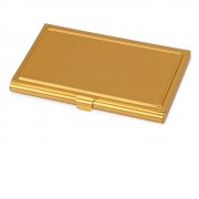 Визитница Lexx, золотистый матовый