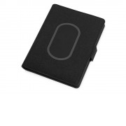 Органайзер с беспроводной зарядкой 5000 mAh Powernote, темно-серый (P)