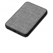 Портативное зарядное устройство из rPET Reborn, 5000 mAh, серый