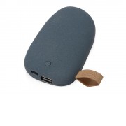 Универсальное зарядное устройство power bank в форме камня. 5200MAH. Dark gray
