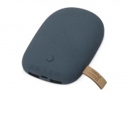 Универсальное зарядное устройство power bank в форме камня. 7800MAH. Dark gray