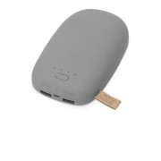 Универсальное зарядное устройство power bank в форме камня. 10400MAH. gray