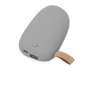 Универсальное зарядное устройство power bank в форме камня. 5200MAH. gray