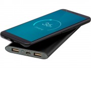 Беспроводное портативное зарядное устройство емкостью 8000 мАч Juice, черный