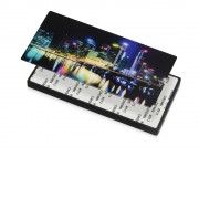 Портативное зарядное устройство Render с полноцветной, 5000 mAh, черный