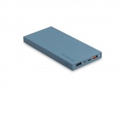 Внешний аккумулятор Rombica NEO ARIA Azure, 10000мАч, Soft-touch, PD, QCharge, Type-C, голубой