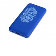 Внешний беспроводной аккумулятор с подсветкой лого Reserve X v.2, 8000 mAh, ярко-синий