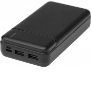 Портативное зарядное устройство Loop емкостью 20 000 мАч, сплошной черный