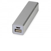 Портативное зарядное устройство Брадуэлл, 2200 mAh, серебристый