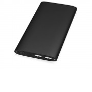 Портативное зарядное устройство Джет с 2-мя USB-портами, 8000 mAh, черный