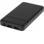 Портативное зарядное устройство Loop емкостью 10 000 мАч, сплошной черный