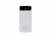 RIVACASE VA2540 (10 000mAh), QC/PD 20W внешний аккумулятор с дисплеем, белый 12/48