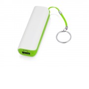 Портативное зарядное устройство (power bank) Basis, 2000 mAh, зеленое яблоко