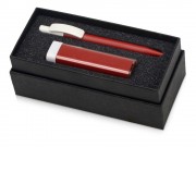 Подарочный набор White top с ручкой и зарядным устройством, красный