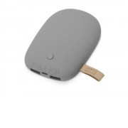 Универсальное зарядное устройство power bank в форме камня. 7800MAH. gray