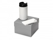 Подарочный набор Full Jar с внешним аккумулятором и термокружкой, белый