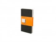 Записная книжка Moleskine Cahier (в линейку, 3 шт.), Pocket (9х14см), черный