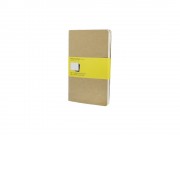 Записная книжка Moleskine Cahier (в клетку, 3 шт.), Large (13х21см), бежевый