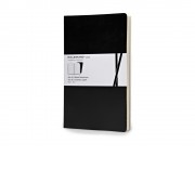 Записная книжка Moleskine Volant (в линейку, 2 шт.), Large (13х21см), черный