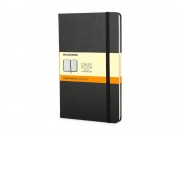 Записная книжка Moleskine Classic (в линейку) в твердой обложке, Large (13х21см), черный
