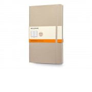 Записная книжка Moleskine Classic Soft (в линейку), Large (13х21см), бежевый
