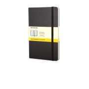 Записная книжка Moleskine Classic (в клетку), Pocket (9х14 см), черный