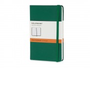Записная книжка Moleskine Classic (в линейку) в твердой обложке, Pocket (9x14см), зеленый