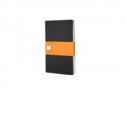 Записная книжка Moleskine Cahier (в линейку, 3 шт.), Large (13х21см), черный