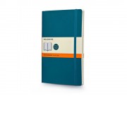 Записная книжка Moleskine Classic Soft (в линейку), Large (13х21см), бирюзовый