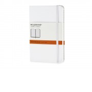 Записная книжка Moleskine Classic (в линейку) в твердой обложке, Pocket (9x14см), белый