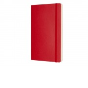 Записная книжка Moleskine Classic Soft (нелинованный), Large (13х21см), красный