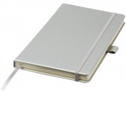 Записная книжка Nova формата A5 с переплетом, серебристый