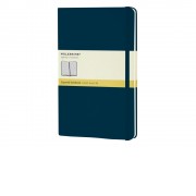 Записная книжка Moleskine Classic (в клетку) в твердой обложке, Large (13х21см), голубой сапфир