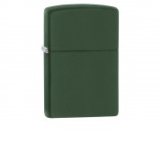 Зажигалка ZIPPO Classic с покрытием Green Matte, латунь/сталь, зелёная, матовая, 38x13x57 мм