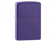 Зажигалка ZIPPO Classic с покрытием Purple Matte, латунь/сталь, фиолетовая, матовая, 38x13x57 мм