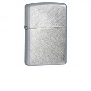 Зажигалка ZIPPO с покрытием Herringbone Sweep, латунь/сталь, серебристая, матовая, 38x13x57 мм