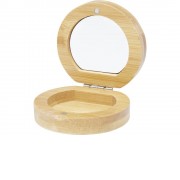 Карманное зеркало в бамбуковой раме Afrodit, natural