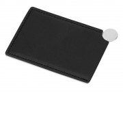 Зеркало в чехле Style, серебристый/черный