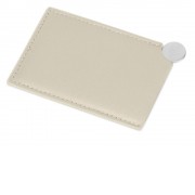 Зеркало в чехле Style, серебристый/бежевый