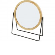 Настольное зеркало в бамбуковой раме Hyrra, natural