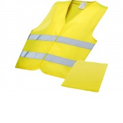 Защитный жилет Watch-out в чехле, неоново-желтый