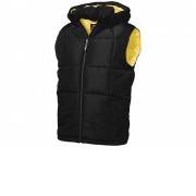 Жилет мужской, Slazenger, черный/золотисто-желтый