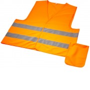 Защитный жилет Watch-out в чехле, неоново-оранжевый