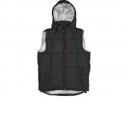 Жилет Vigour мужской, черный/стальной