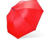 Зонт трость HARUL, полуавтомат, красный